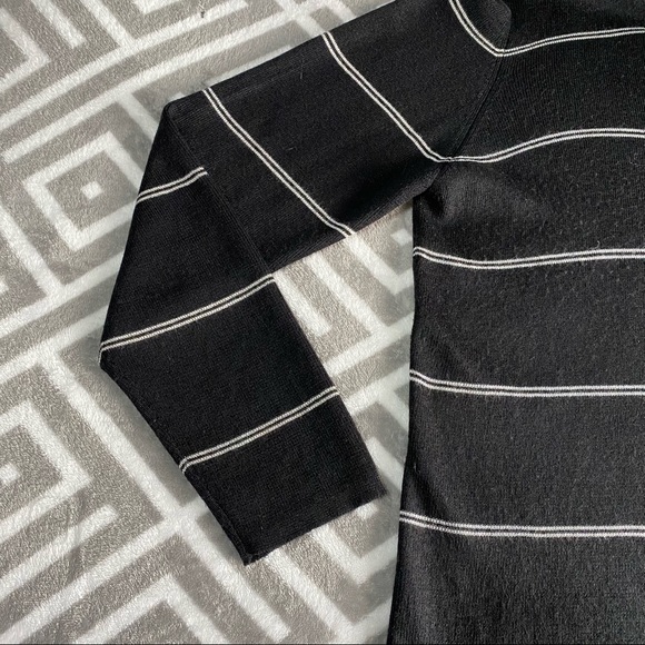 Worthington Vintage Striped Button Up Sweater - Picture 2 of 16